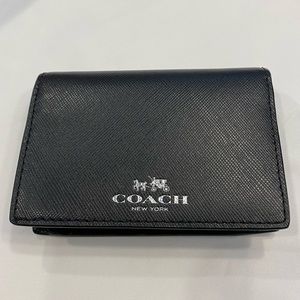 Coach Bifold Saffiano Leather Wallet